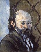 Paul Cezanne Self-portrait painting